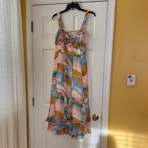 Anthropologie Multicolor Striped Dress